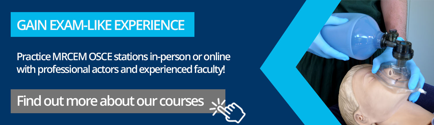 MRCEM OSCE courses: in-person and online